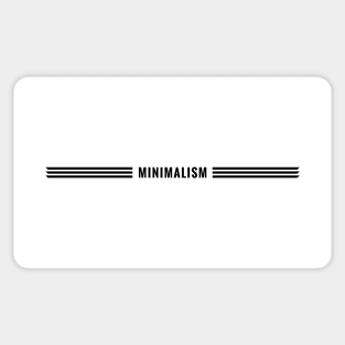 Triple Lined Minimalism (black version) - Minimal DM Sticker